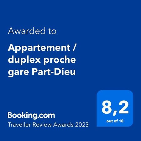 Appartement / Duplex Proche Gare Part-Dieu 里昂 外观 照片